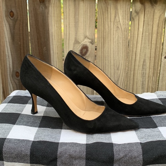 MANOLO BLAHNIK BB 70mm Suede Stiletto Pumps, size 39/9 - Picture 3 of 7